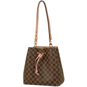Louis Vuitton Neo Noe Drawstring Shoulder Bag Damier Brown Venus